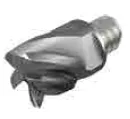 Фрезерные головки B51-F/C/R, 5-зубые
