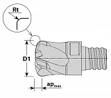 Фрезерные головки A31-F/R, 3-зубые