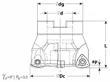 Насадные фрезы SMWN12
