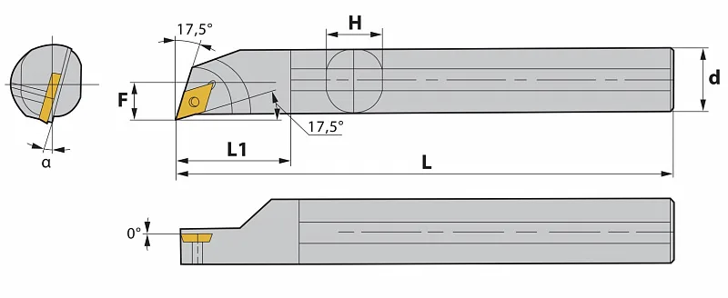Резцы SDQCR